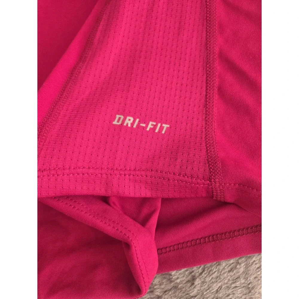 New With Tag NIKE Women's Dri-Fit Miler Running Shirt Pink Size S athletic